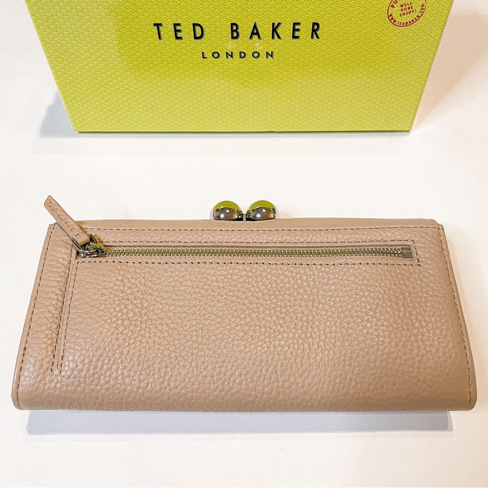 NWT TED BAKER LONDON Josiey Scripted Bobble Matinee Wallet, Taupe - Picture 7 of 10